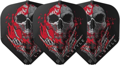 Dart Flights - Standaard Flights - Precisie Darts - Geïntegreerde Ring - 3 Stuks - Zwart