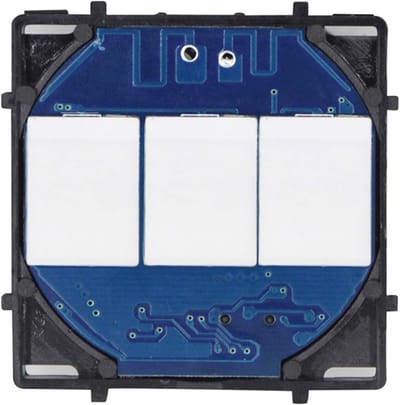 Slimme Rolluikschakelaar - Jaloezie Bediening - Thuisautomatisering - Wifi Touch Bediening - 86mm Paneel - Wit