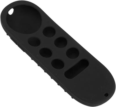 Schokbestendige afstandsbediening hoes - Antislip siliconen beschermcase voor Chromecast en TV accessoires (Zwart)