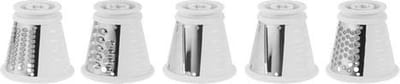 Teesa TSA3021 - Set raspen (5 stuks) voor de TSA3020, wit