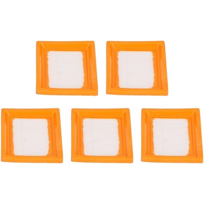 5 Stuks Vlak Luchtfilter Cartridge Element voor Carburateur Motor XT650 Industriële Besturingscomponent white