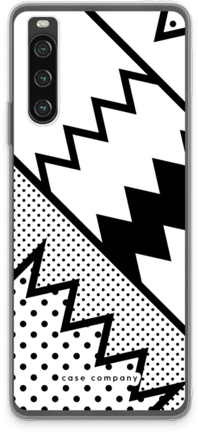 Case Company® - Hoesje geschikt voor Sony Xperia 10 IV hoesje - Pop Art #5 - Soft Cover Telefoonhoesje - Bescherming aan alle Kanten en Schermrand