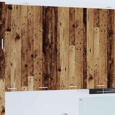 vidaXL - Hangkast - Oudhout - 80 - x - 31 - x - 100 - cm - Bewerkt - hout
