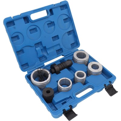 Ensemble d'outils expandeur étireur de tuyau d'échappement 28 mm de 1‑5/8 à 4‑1/4 pouces Écarteur de tuyau de silencieux Kit d'outils pour voiture automobile pour gray