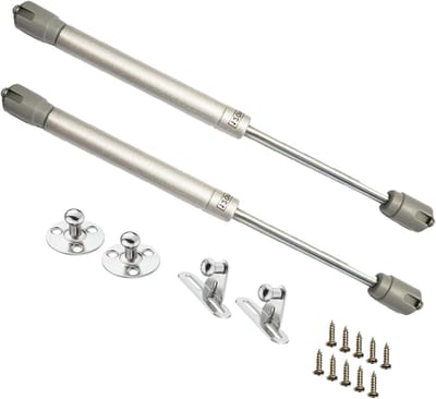 Gasveer 2 Stuks voor Keukenkastdeuren - Demping, Ondersteuning en Soft Close Mechanisme 120N