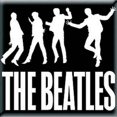 The Beatles - Jump Koelkast Magneet - 7.5 x 7.5 cm