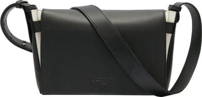 LIEBESKIND BERLIN Leren Schoudertas Hilla Small Pebble Crossbody Bag Black Zwart