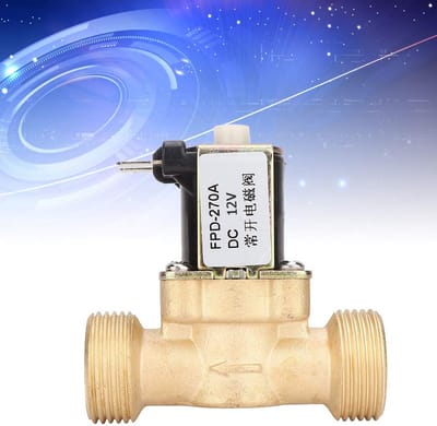 Shopcentral - Solenoïde Ventiel - Waterinlaat Schakelaar - G3/4" - Koper - Elektromagnetisch Ventiel - Geschikt voor Tuin en Huishoudelijk Gebruik - DC12V