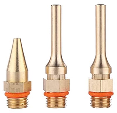 Lijmpistool Mondstukken Set - 3 Stuks - Koper - Voor Kleine Reparaties en Ambachtelijke Projecten