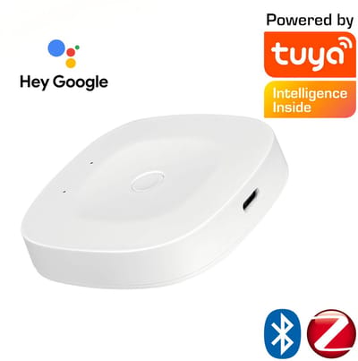 MOES Tuya Zigbee Hub | Zigbee én BLE | Werkt alleen met Tuya en SmartLife | Draadloos met Wifi | USB-C | New version | verbindt al je Tuya Zigbee apparaten met je Wifi netwerk