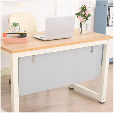 Bureau Privacy Divider, Bureau Divider Geluidsdichte Dividers Privacy Schilden Voor Onder De Tafel Privacy Panelen Voor Studenten En Kantoor Divider (Wit, 100X40cm)