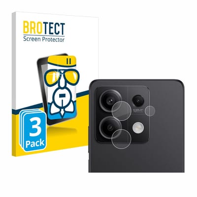 Screenprotector 3 Stuks voor Xiaomi Redmi Note 13 Pro 5G (ALLEEN Camera Lens) Beschermglas transparant