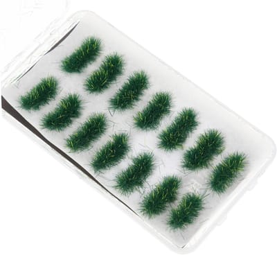 Gras Tuffen - Miniatuur Gras - Landschap Creëren - Realistische Textuur - 11 x 6.2 cm - Groen