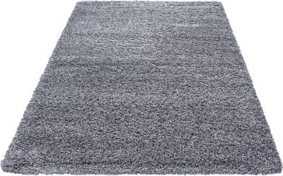 Basic Shaggy vloerkleed Grijs Hoogpolig- 300x400 CM
