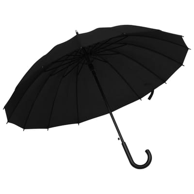 vidaXL - Paraplu - automatisch - 105 - cm - zwart