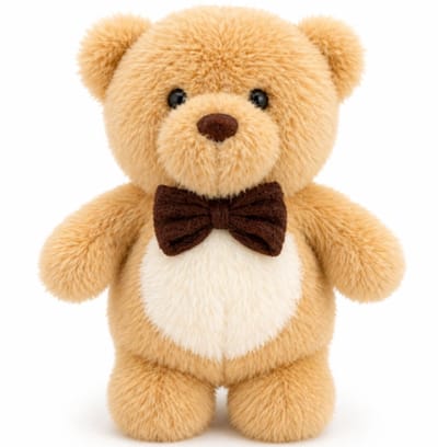 Topknuffels® Teddybeer met Strik Pluche Knuffel 22 cm - Speelgoed Knuffels voor Kinderen Jongens Meisjes - Knuffeldier Plush