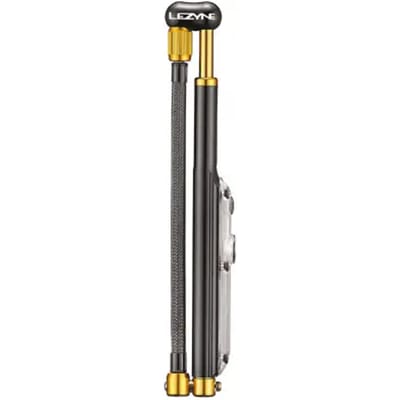 Lezyne Digital Shock Drive – Minipomp – Handpomp – Inclusief digitale drukmeter – Fietsaccessoires - Zwart