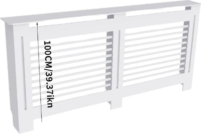 Radiatorombouw - Radiatorombouw kant en klaar - Radiator bekleding - Verwarming ombouw - 172 x 19 x 101 cm