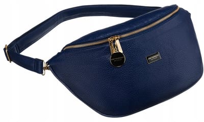 Dames Heuptas Grote Capaciteit Schoudertas PU Leeg Blauww