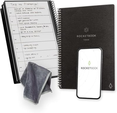 Digitale Planner - Herbruikbaar Notitieboek - Dagelijkse Organisatie - Scanbare Pagina's - Executive Formaat - Zwart