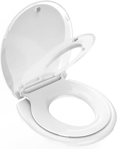 2-in-1 Zindelijkheidstrainingszitje met Ingebouwde Toiletbril - Voor Veilig en Comfortabel Toiletgebruik voor Kinderen