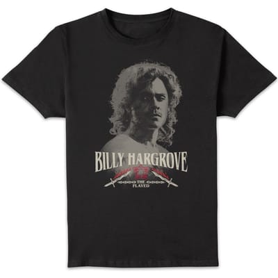 Stranger Things Billy Hargrove Heren T-Shirt - Zwart - S