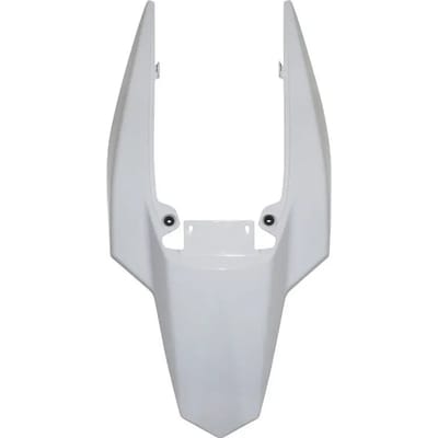 p2r achterdeksel voor derbi 50 senda drd motorfiets 2011 tot 2020 glanzend wit nieuw