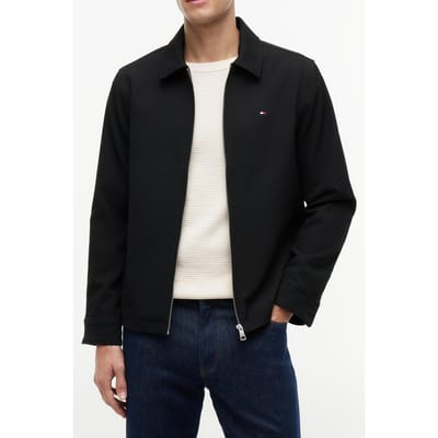 Tommy Hilfiger Light Weight Twill Black Größe: M | Leichte Jacken Outlet | Herren | Schwarz