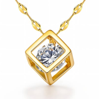Ketting dames - ketting met hanger- Sieraden goud 18 karaat plated