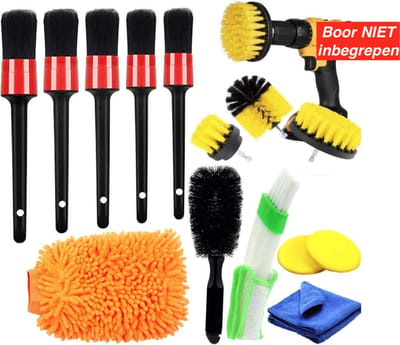 Auto Detailing Set Binnen Buiten Motor Reinigen Interieur Exterieur Accessoires