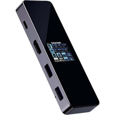 Dockcase USB-C dockingstation Geschikt voor merk (dockingstation): Universeel Geïntegreerd display, Incl. laadfunctie, USB-C Power Delivery,