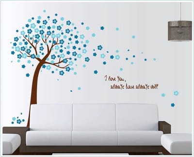 Pinehouse XL muursticker Blauwe Boom