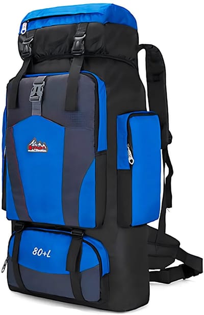 PolkaHome® Wandelrugzak met Heupriem – Heren/Dames – 80L Grote Capaciteit – Outdoor Hike Rugzak – deuter Rugzak Stijl – Camping Rugtas – Lichtgewicht Reistas – Trekking Backpack