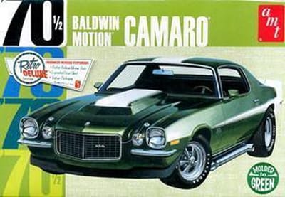 AMT Modelbouwpakket Militaire voertuigen - 0855 1970 1/2 Baldwin Motion Camaro - Molded in Green Plastic - 1:25 - Modelbouw