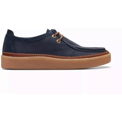 Clarks Clarkwood Moc - heren veterschoen - Blauw - maat 40 (EU) 6.5 (UK)