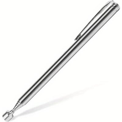 Mini draagbare telescopische magnetische magneet Pen Handig gereedschap Capaciteit voor het oppakken van moerbout Uitschuifbare pick-up staafstok 1pc white
