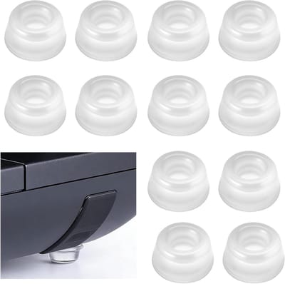 20 Stuks Zelfklevende Rubber Buffers Transparant 22mm Schokdempers voor Meubels, Kasten en Apparaten