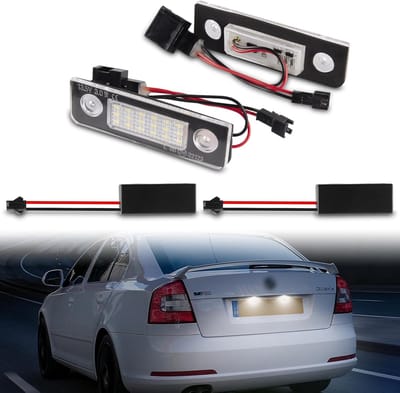 Kentekenplaatverlichting LED - Foutloze Verlichting - Auto Verlichten - Canbus Ontworpen - 12 Volt - Wit