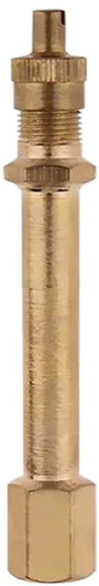 Dailygoody - Bandventielverlenging - Messing 10 cm - Universeel toepasbaar - Goudkleurig - Geschikt voor auto en vrachtwagen - 1 stuk
