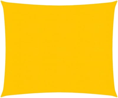 vidaXL - Zonnezeil - 160 - g/m² - 2x2 - m - HDPE - geel