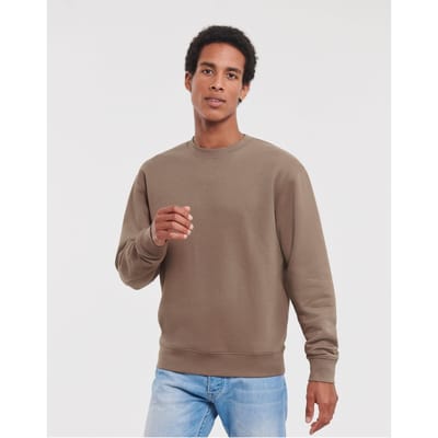 Russell Heren Authentieke Sweatshirt (Slimmer Cut) (Natuurlijk)
