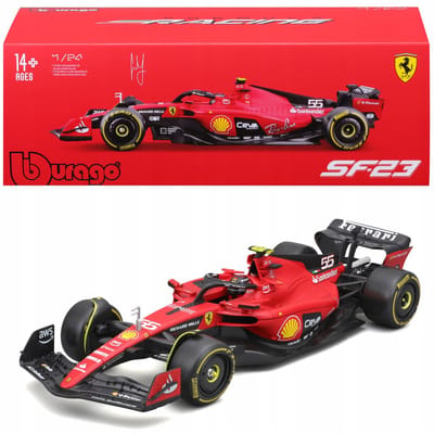 Bburago Ferrari SF-23 2023 Carlos Sainz F1 Raceauto Schaal 1:24