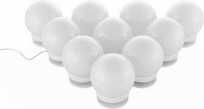 Vicco Toilettafel verlichting – 400 cm Wit