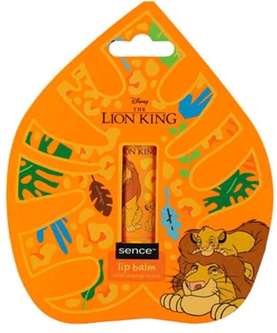 Sence lippenbalsem - Disney the Lion King - lipbalm vegan - leeuwenkoning Mufasa & Simba - orange - sinaasappel - cadeauverpakking
