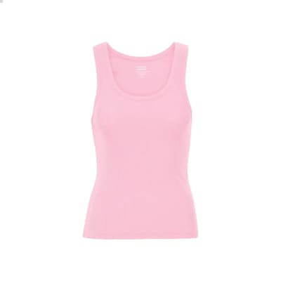 Geribd damestopje Colorful Standard Organic flamingo pink