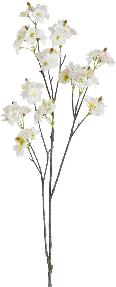 Mica Decorations Kunstbloem Bloesem Floral - H106 cm - wit - kunststof - stelen kunstbloemen - boeket - bloemetjes