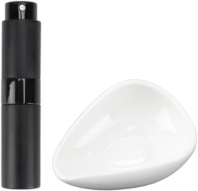 Dailygoods- Doseerbeker Set 2PCS - Koffiebonen Doseerbeker - Keramische Doseerbak - Spuitfles - Antistatische Sprayfles - Perfect voor Koffieliefhebbers - Koffiemeter