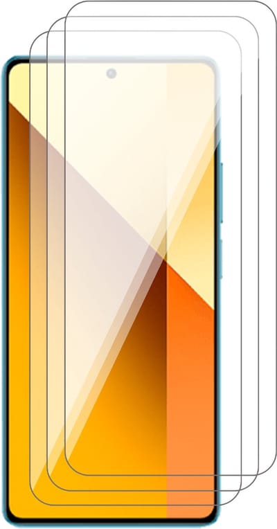 Screenprotector geschikt voor Xiaomi Redmi Note 13 5G - 3x Glas Screen Protector