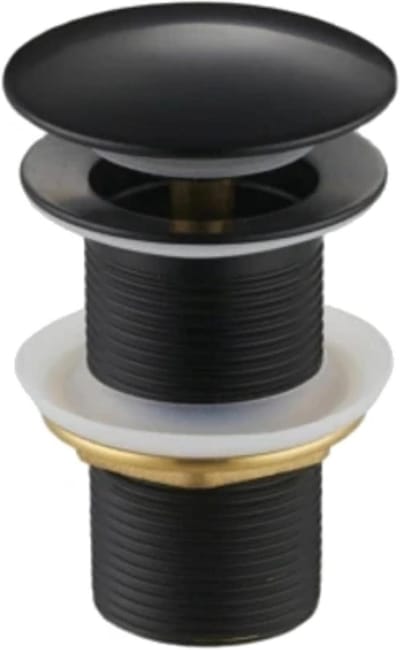 Afvoerventiel - Wastafelstop - Waterafvoer Regelen - Klik Klak Systeem - 40 mm - Zwart