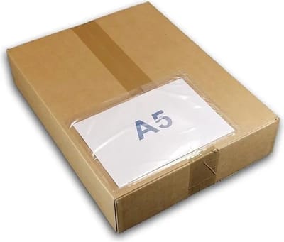 Transparante zelfklevende documentenhoesjes - Packing List enveloppen - Paklijstenvelop - 'Packing list' A5 22,5 x 16,5cm 250 stuks